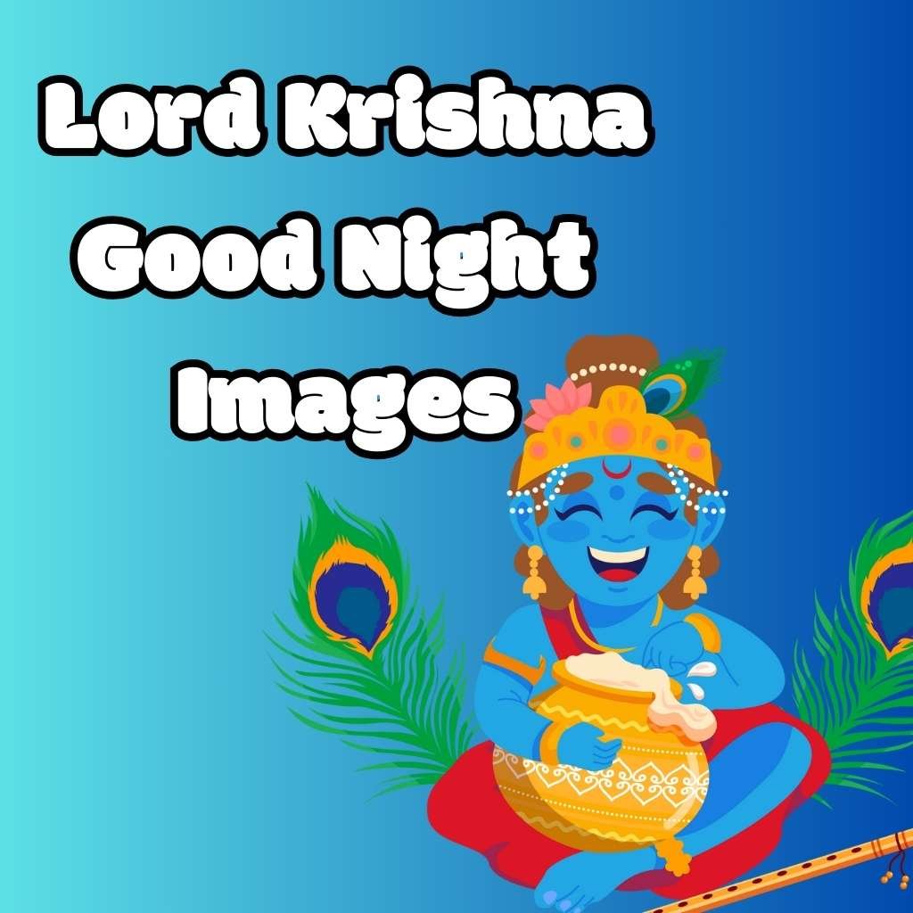 Lord Krishna Good Night Images Free Download